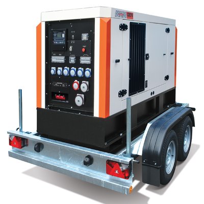 30kVA Road Tow Diesel Generator Hire Leicester
