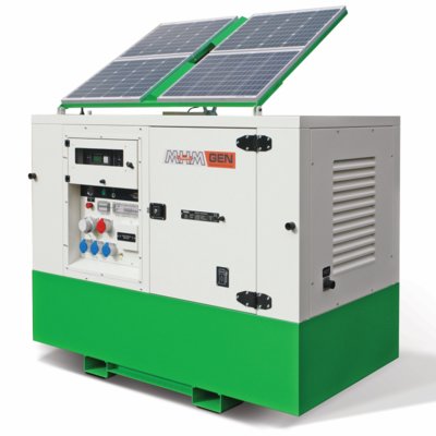 20kVA Solar Hybrid Generator Hire Maghera