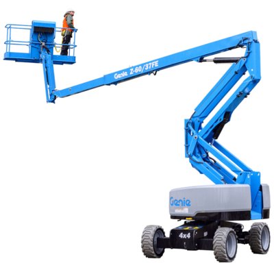 Genie Z-60 FE 20m Hybrid Articulating Boom Lift Hire Leicester