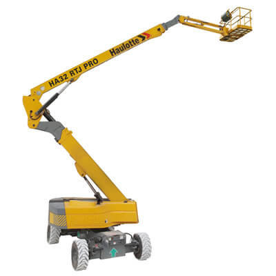 Haulotte HA32PX 31m Diesel Articulating Boom Lift Hire Selby