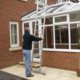 Conservatory Roof Ladder Hire