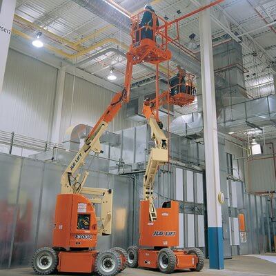 JLG E300AJP 11m Electric Articulated Boom Lift Hire Marlow