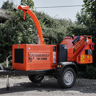 Road Towable Wood Chipper Hire
