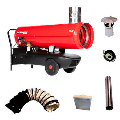 51kW Marquee Heater Hire Package