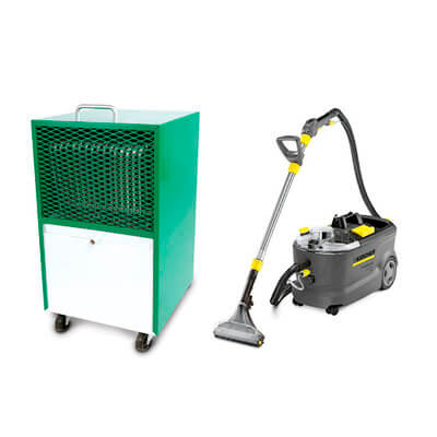Carpet Cleaner & Dehumidifier Package Hire