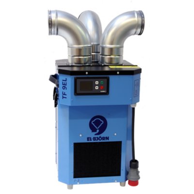 3 Phase 9kW Funnel Heating Fan Hire Bishop-Auckland